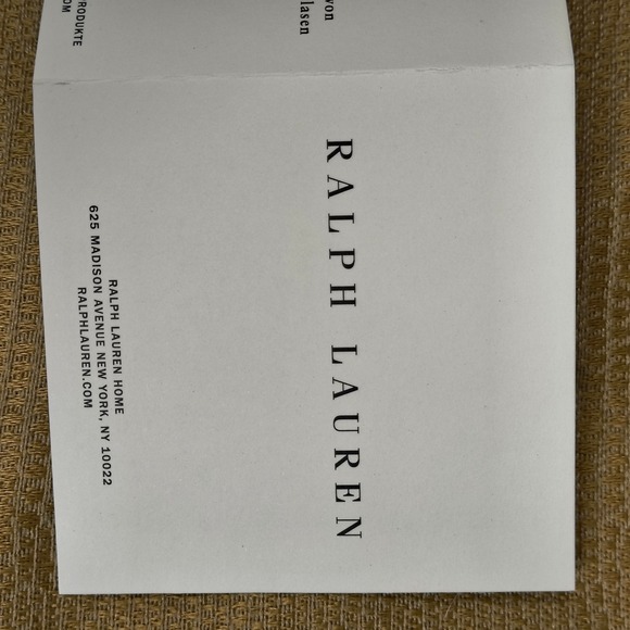 Ralph Lauren Hudson Plaid Crystal Decanter Carafe & 2 Tumbler Glasses Gift Set - Picture 8 of 16